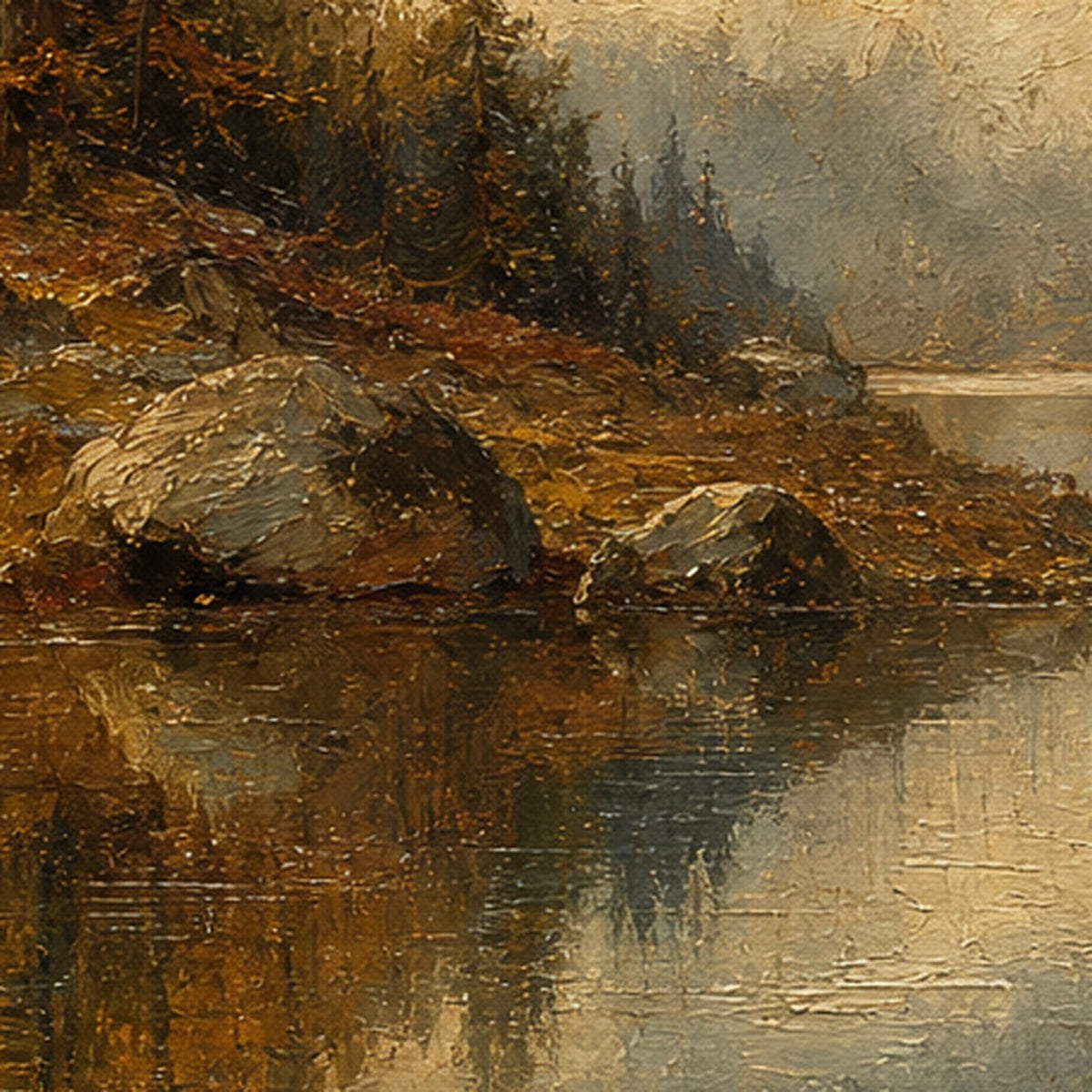 Détail de la matière, huile peinte à la main