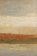 Horizon de terre, peinture à l'huile Maison Patine