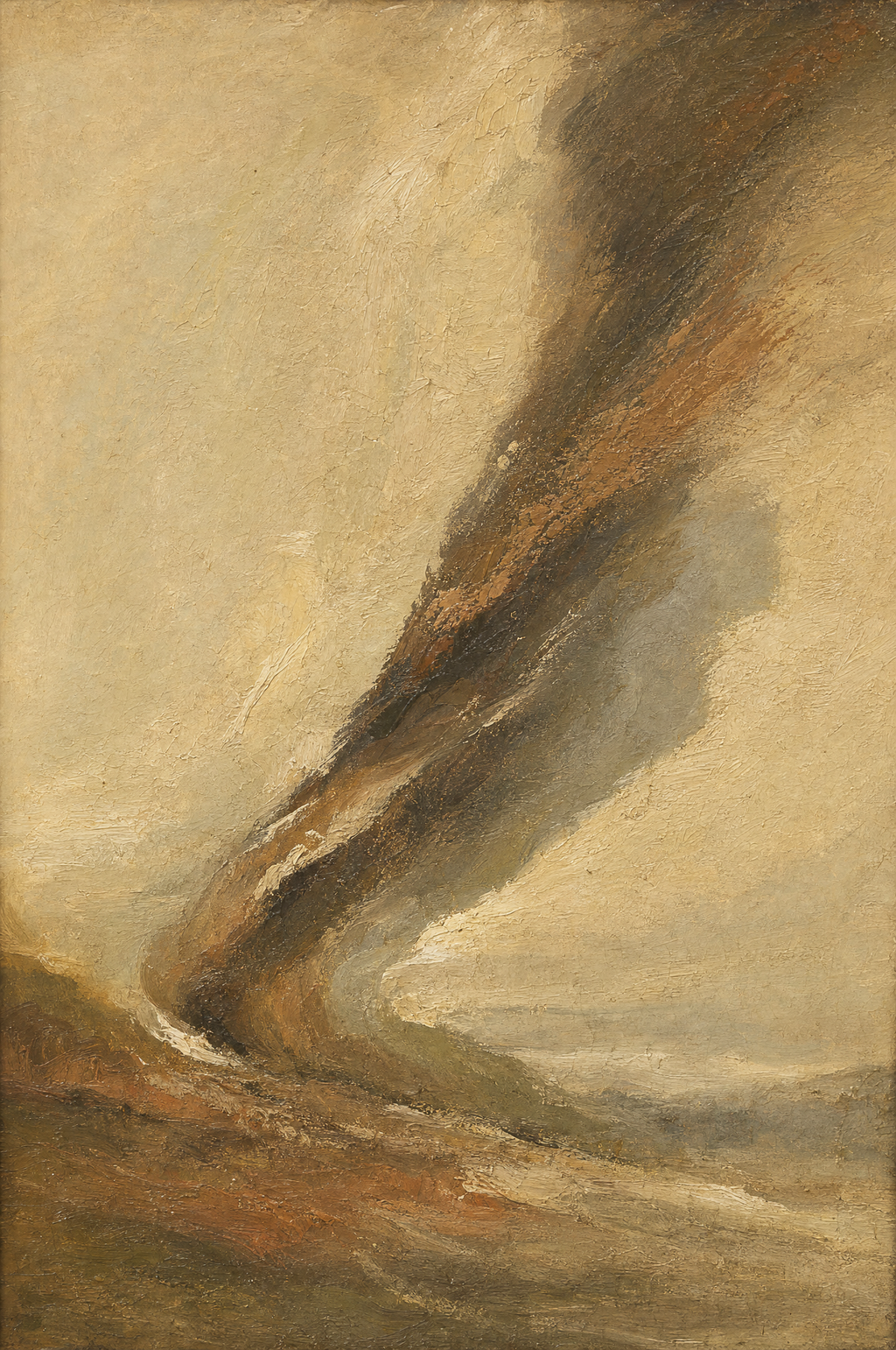 Élan, peinture à l'huile Maison Patine