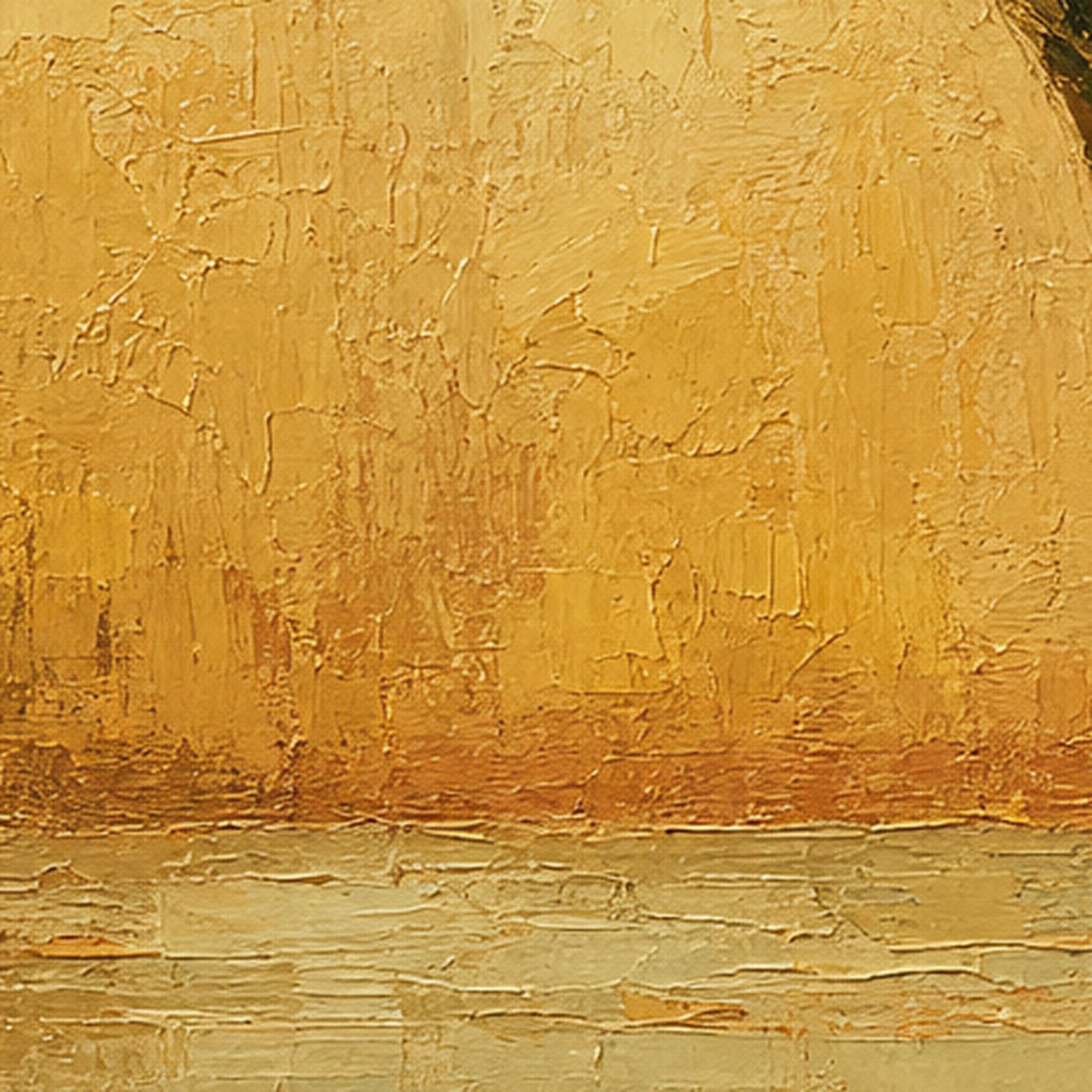Détail de la matière, huile peinte à la main