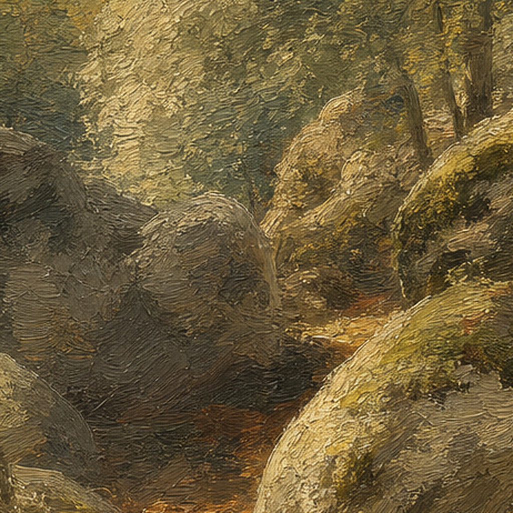 Détail de la matière, huile peinte à la main