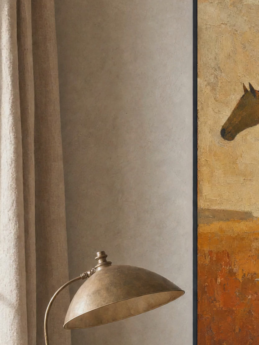 Le cheval bai en vidéo, de la texture au salon