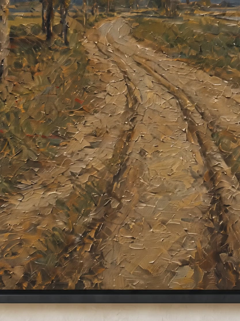 El camino de los álamos