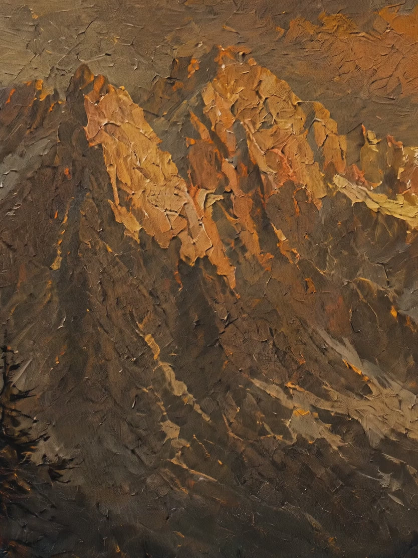 Luz sobre las cumbres