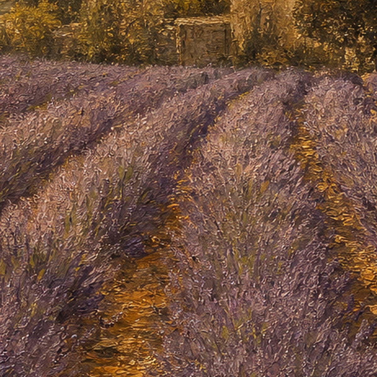 Détail de la matière, huile peinte à la main