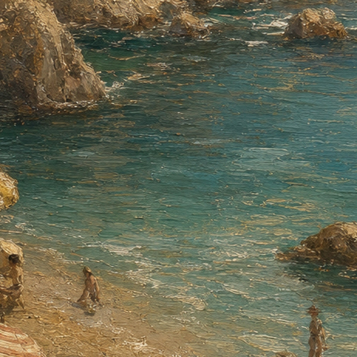Détail de la matière, huile peinte à la main