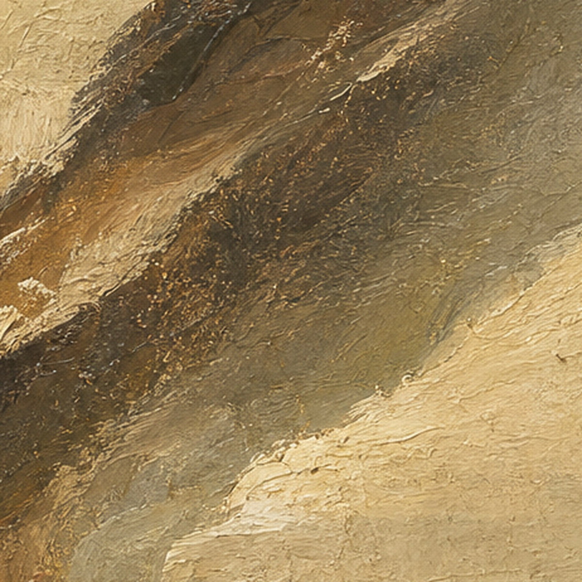 Détail de la matière, huile peinte à la main